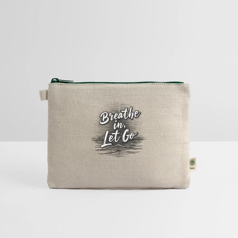 Breathe In Let Go Inspirational Quote Med