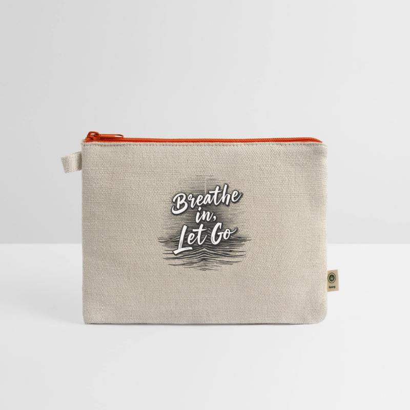 Breathe In Let Go Inspirational Quote Med