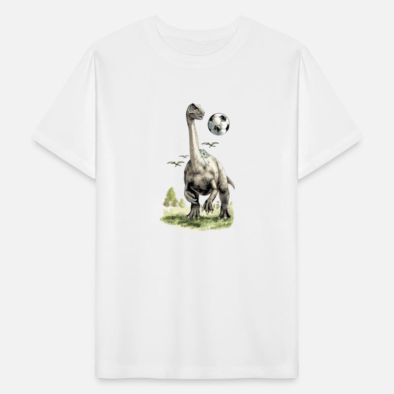 Brontosaur Soccer Ball Player