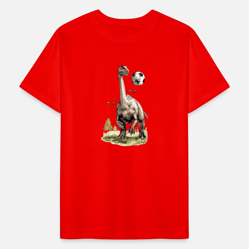 Brontosaur Soccer Ball Player