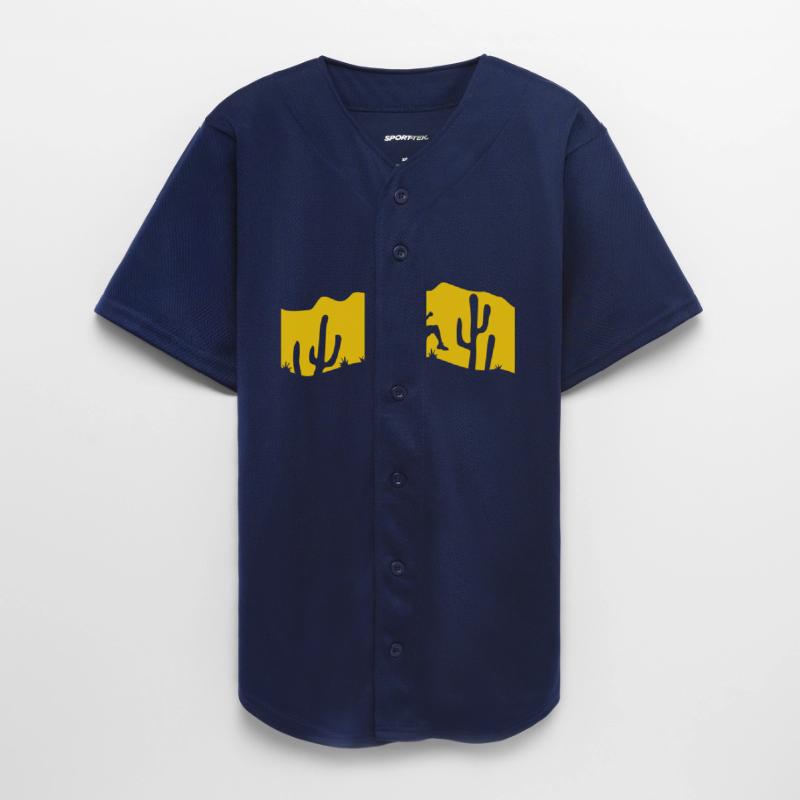 Cacti Desert Man Running Fast Funny Running Fun