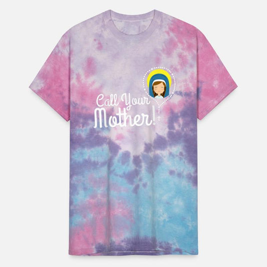 Call Your Mother Mom Gifts Blessed Mary Rosary Cut