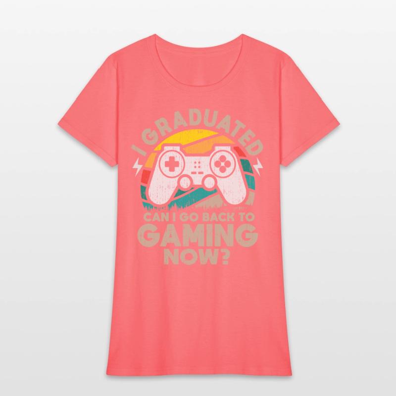 Can I Go Back To Gaming Funny Graduation Gamer