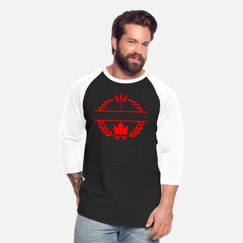 Canada maple leaf grain laurel wreath