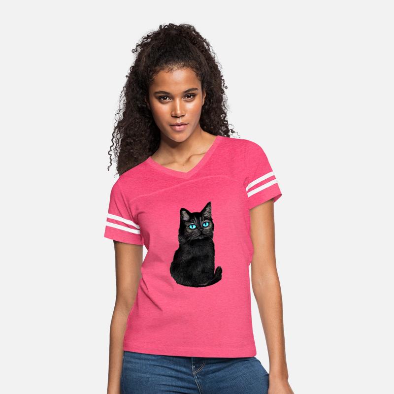 Cat with blue eyes gift