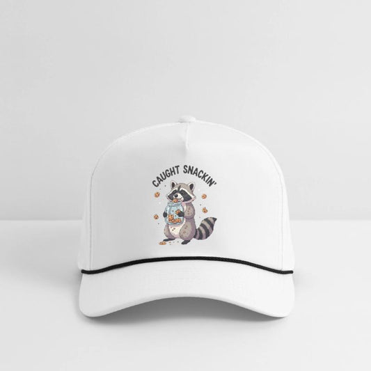 Caught Snacking Raccoon Illustration