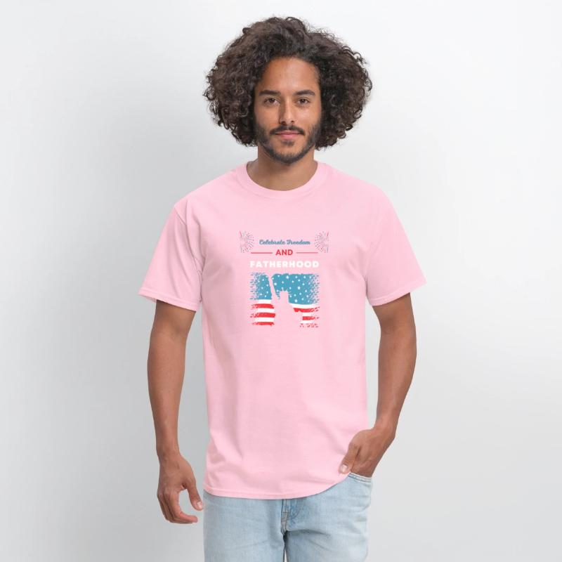 Celebrate Freedom and Fatherhood with flag America