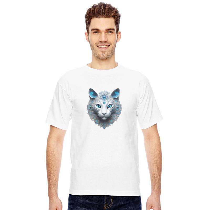 Celestial Feline: An Underwater Portrait