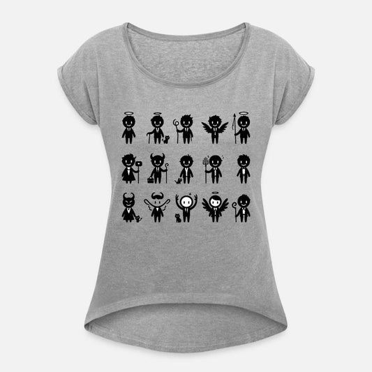 Charming Angels and Devils Illustration