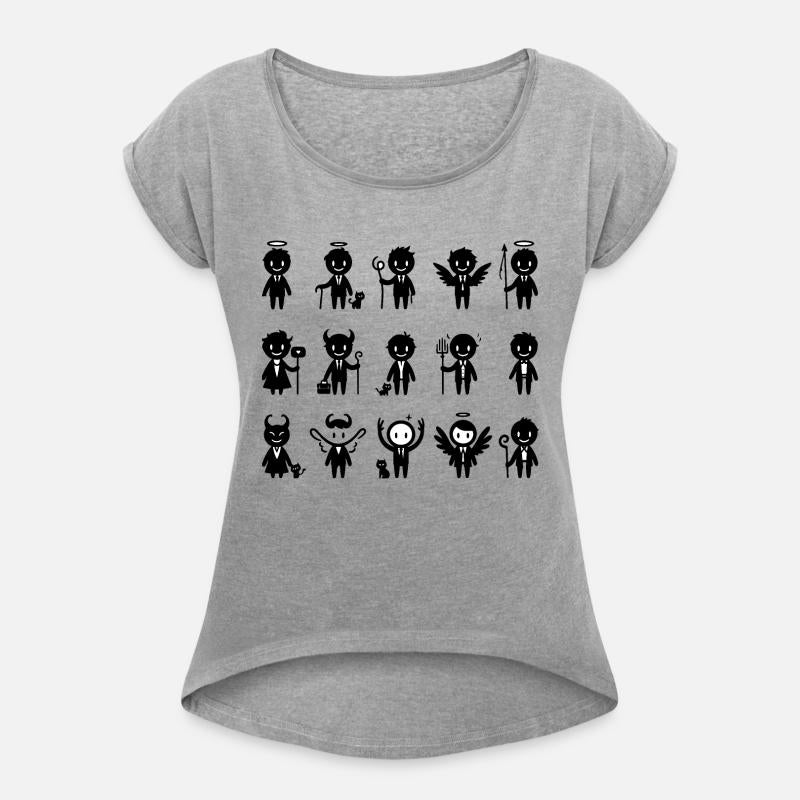 Charming Angels and Devils Illustration