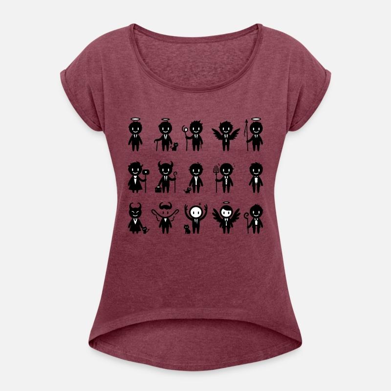 Charming Angels and Devils Illustration