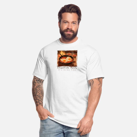 Chopsticks Ready It's Anime Time Anime Food T-Shir