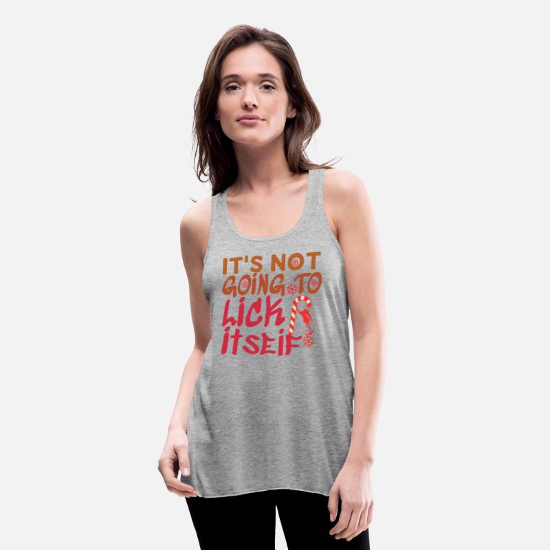 Christmas Candy Cane Not Going Lick Itself Funny