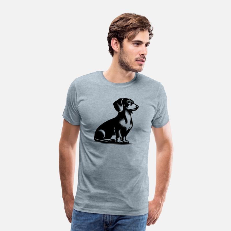 Classic Hunting Dog Vintage Dachshund Drawing