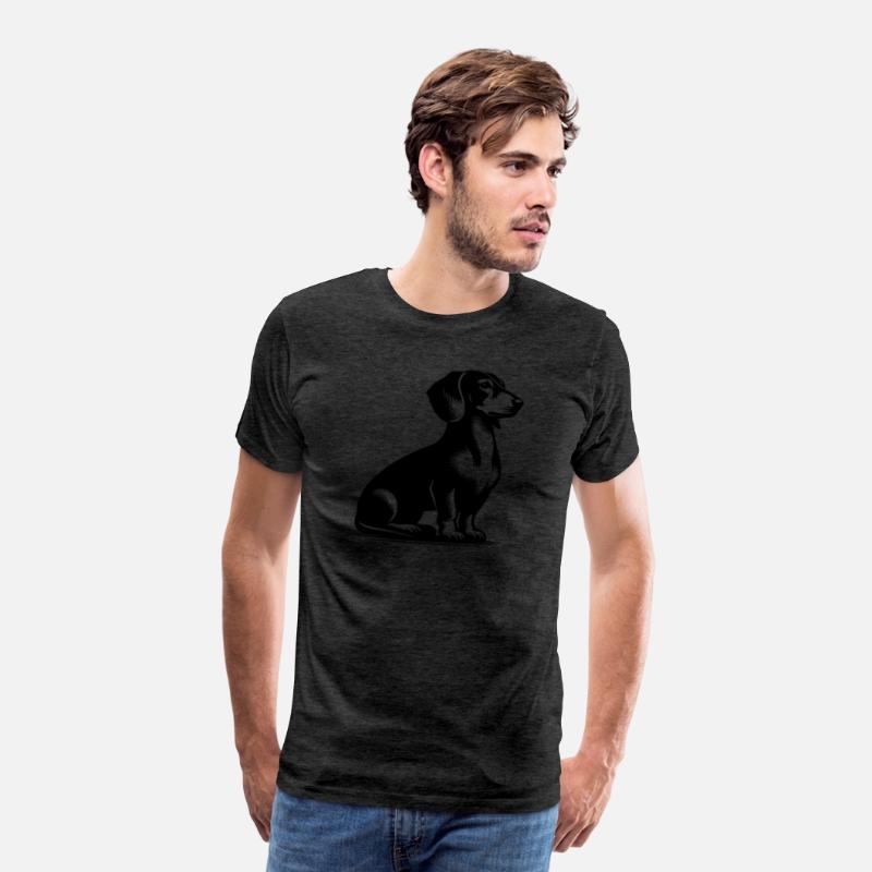 Classic Hunting Dog Vintage Dachshund Drawing