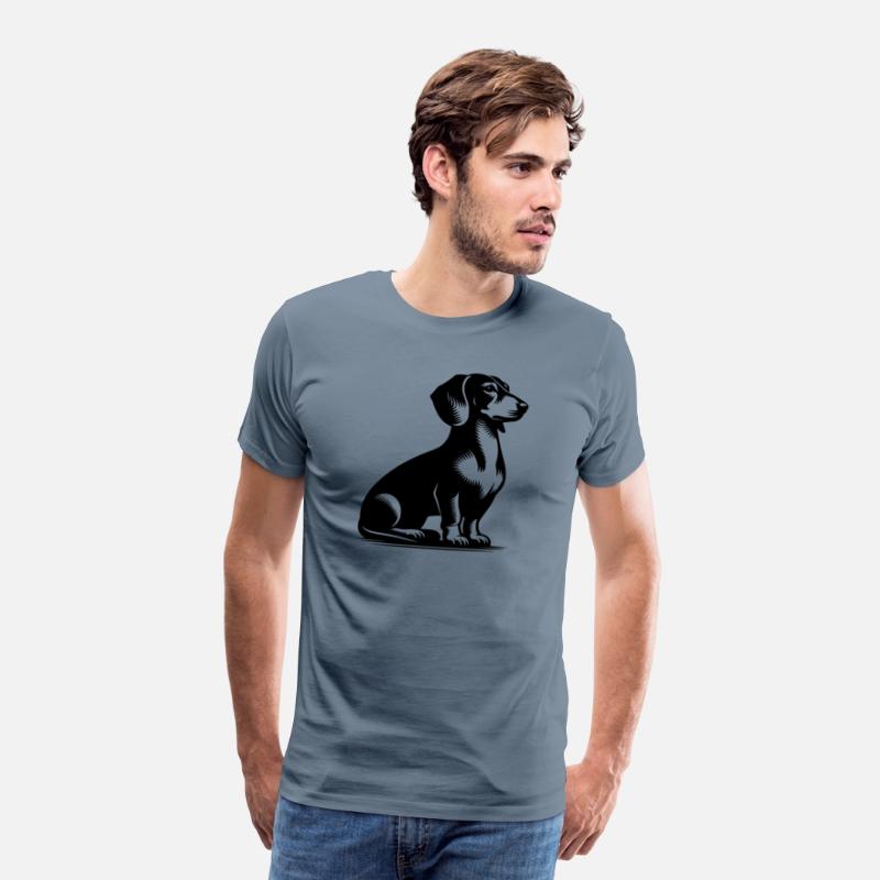 Classic Hunting Dog Vintage Dachshund Drawing