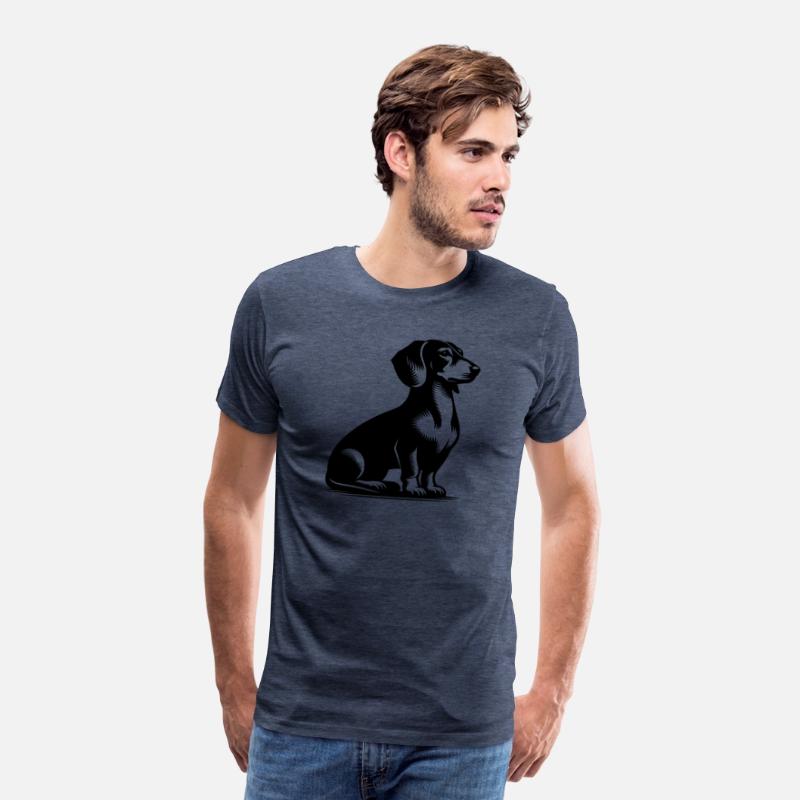 Classic Hunting Dog Vintage Dachshund Drawing