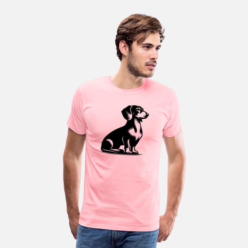 Classic Hunting Dog Vintage Dachshund Drawing