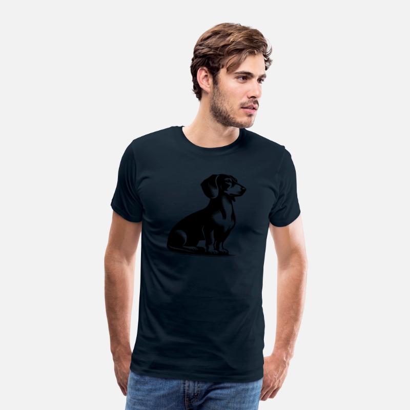 Classic Hunting Dog Vintage Dachshund Drawing