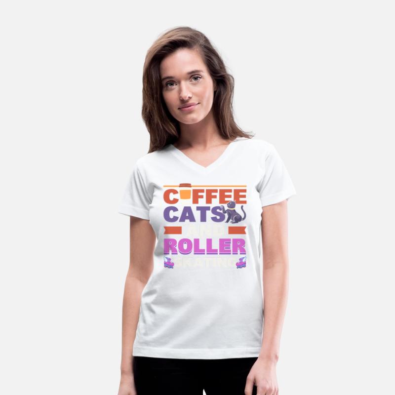 Coffee Cats And Roller Skating Roller Skater