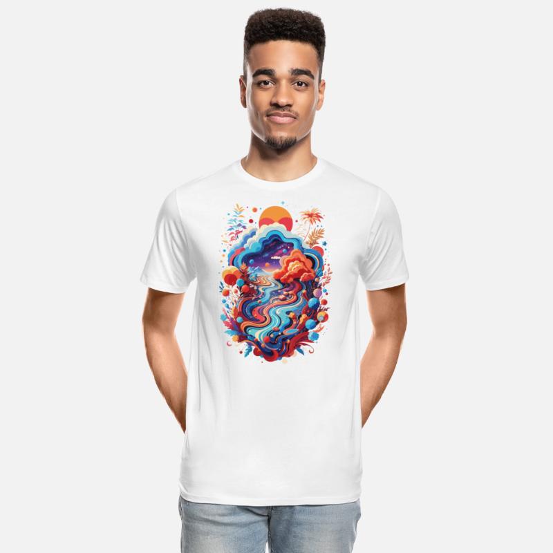 Colorful Abstract Surreal Fantasy Landscape Art