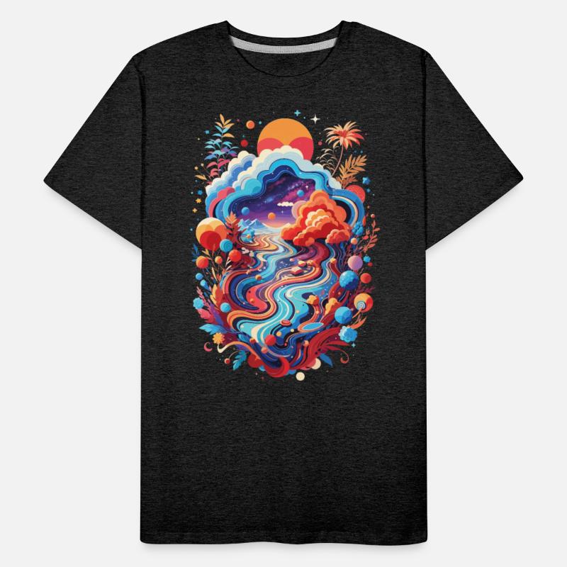 Colorful Abstract Surreal Fantasy Landscape Art