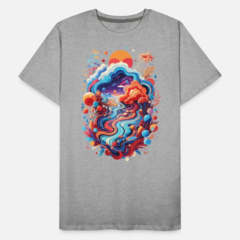 Colorful Abstract Surreal Fantasy Landscape Art