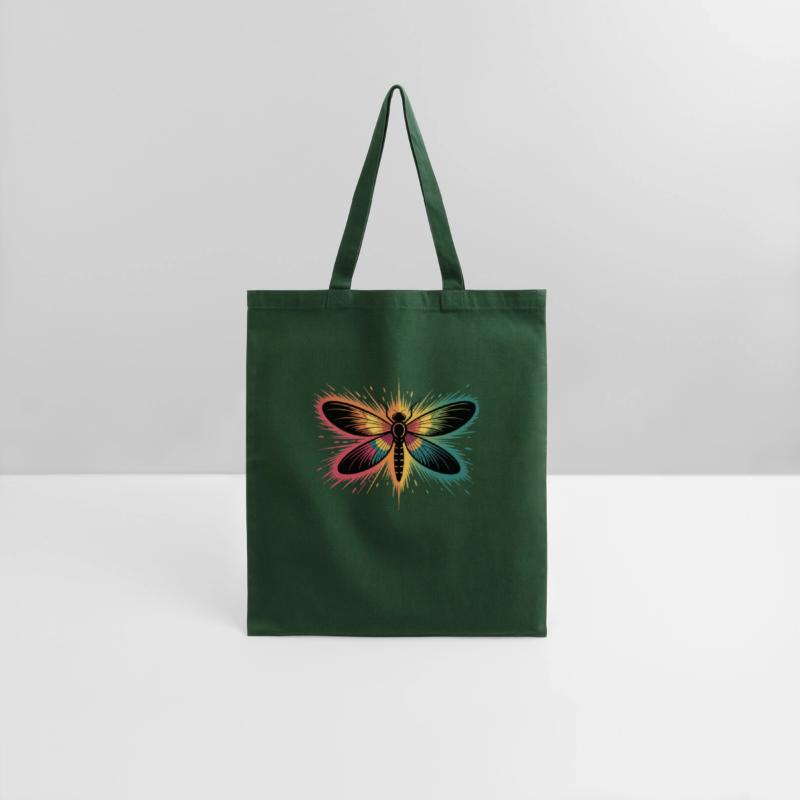 Colorful Dragonfly With Color Explosion