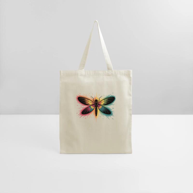 Colorful Dragonfly With Color Explosion