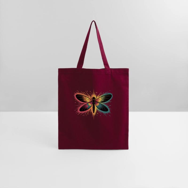 Colorful Dragonfly With Color Explosion