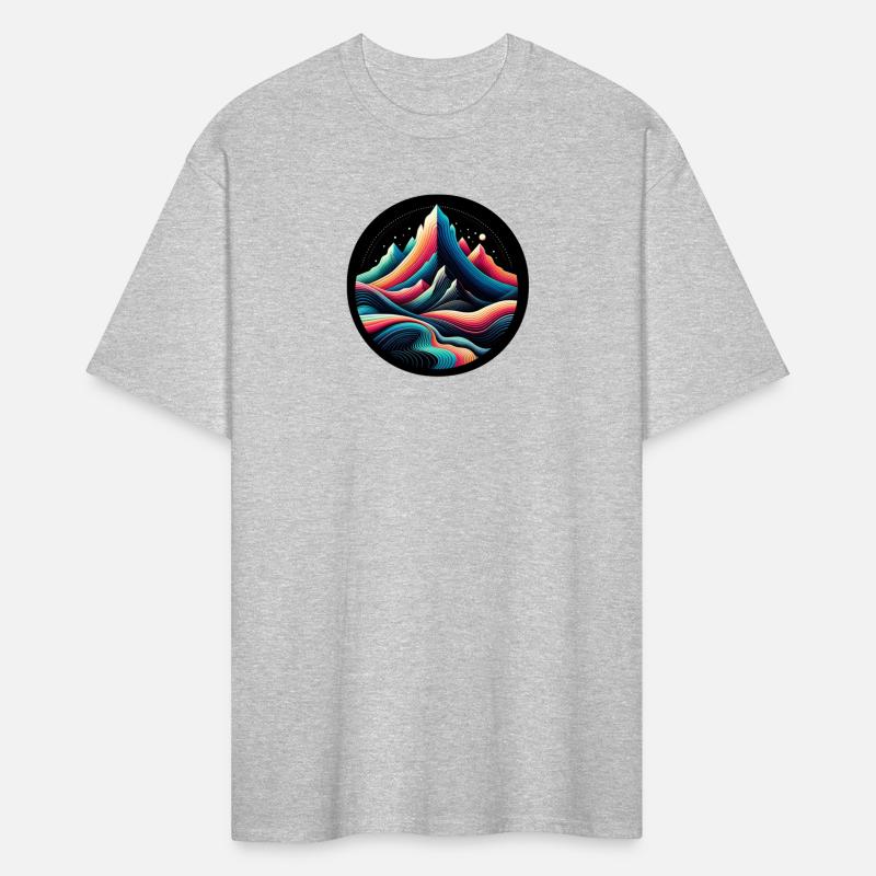 Colorful dreamy mountains