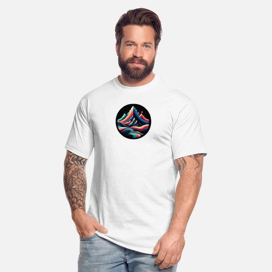 Colorful dreamy mountains