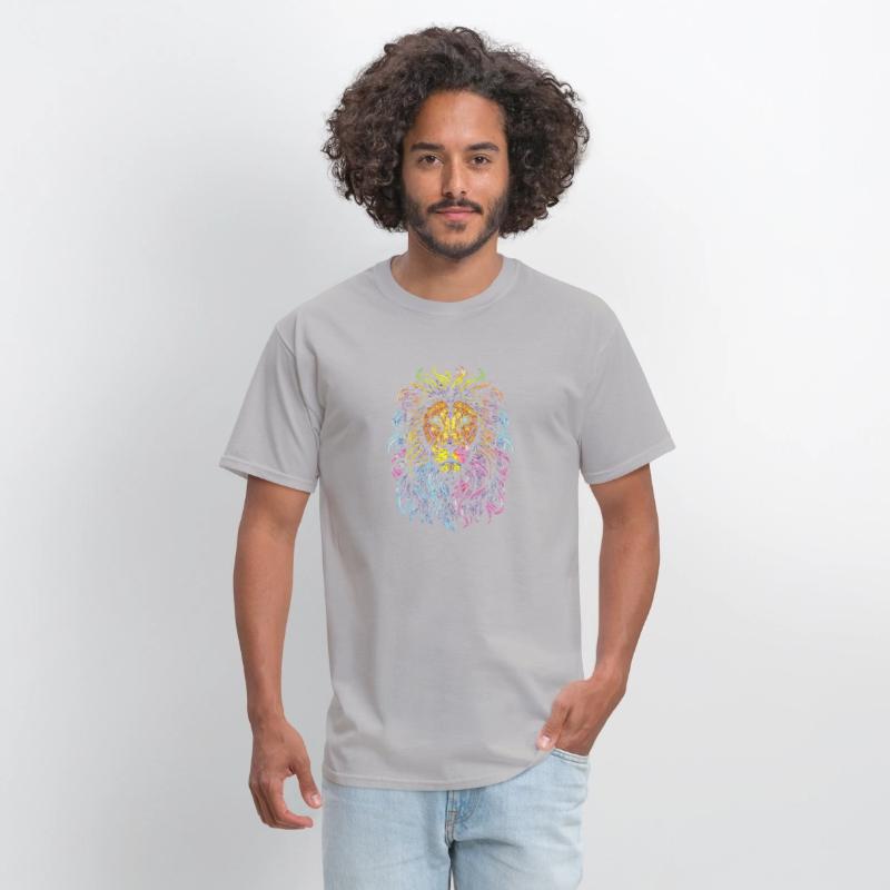 Colorful Lion T Shirt