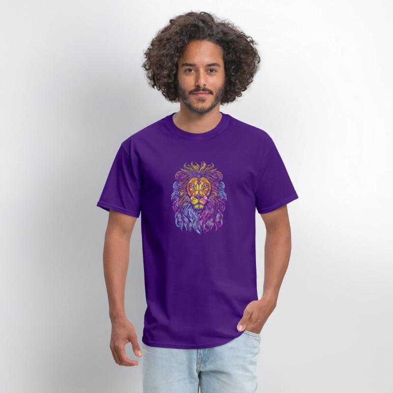 Colorful Lion T Shirt