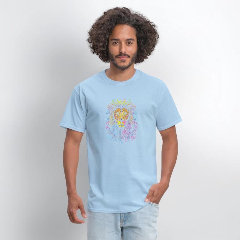 Colorful Lion T Shirt