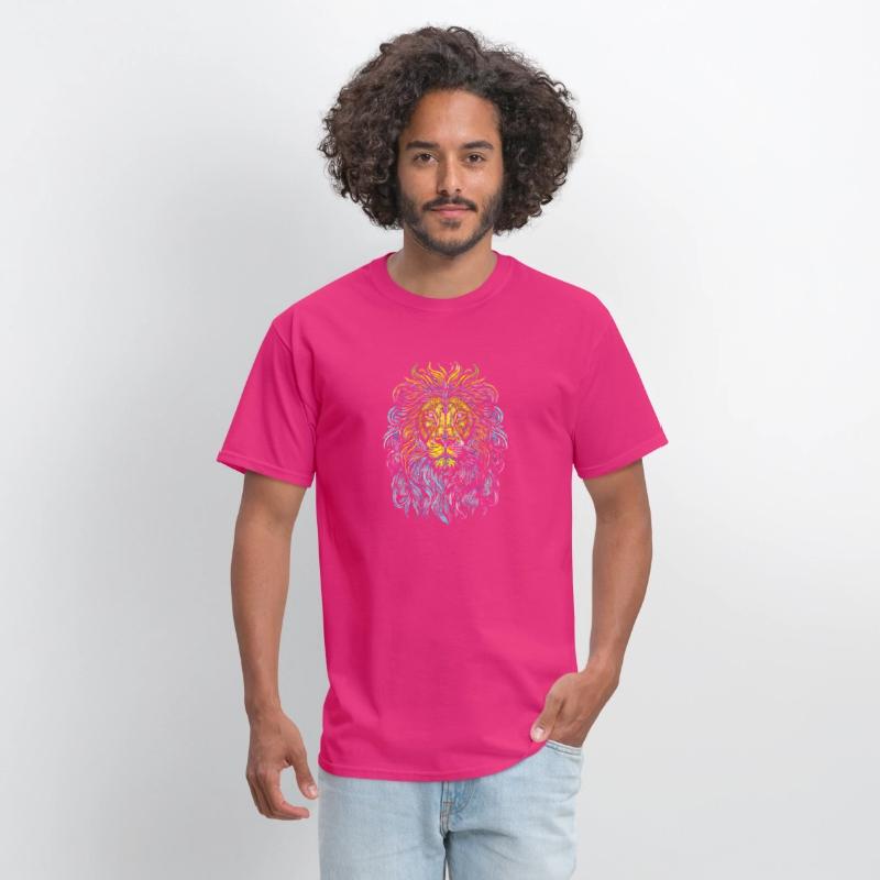 Colorful Lion T Shirt