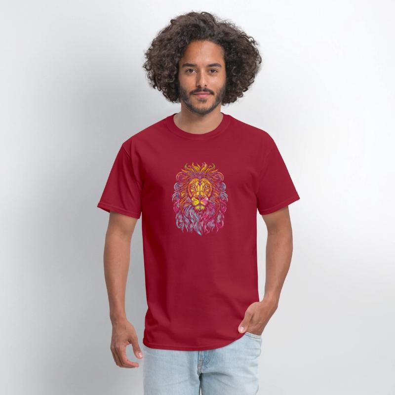 Colorful Lion T Shirt
