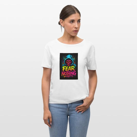 Colorful Skull Hoodie with Fear Nothing Message