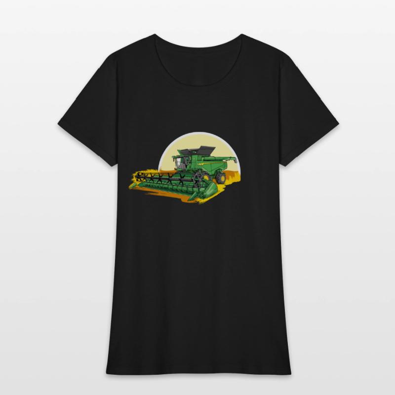 Combine harvester with ear lifter