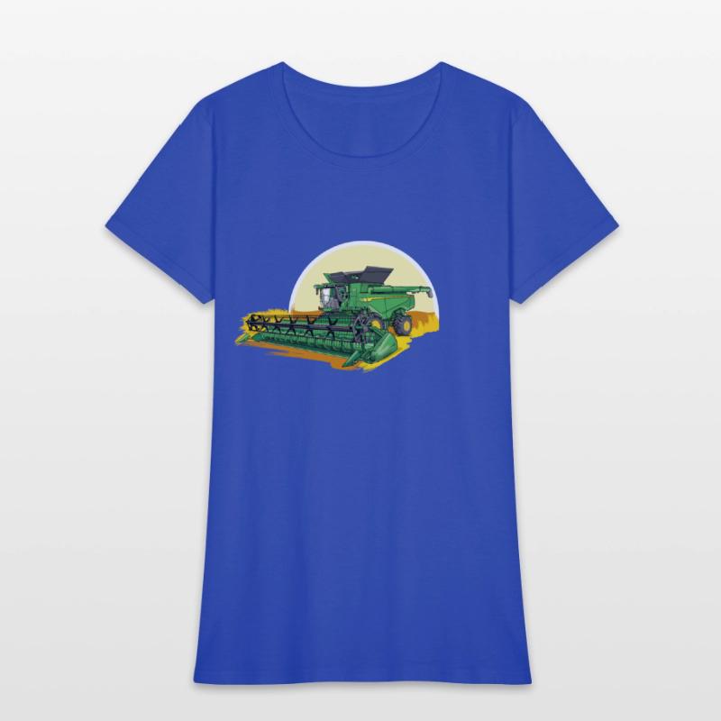 Combine harvester with ear lifter