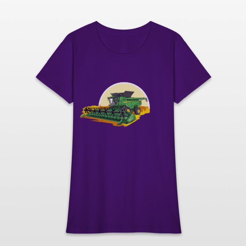 Combine harvester with ear lifter