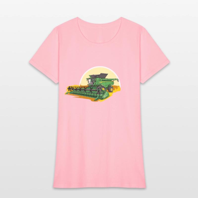 Combine harvester with ear lifter