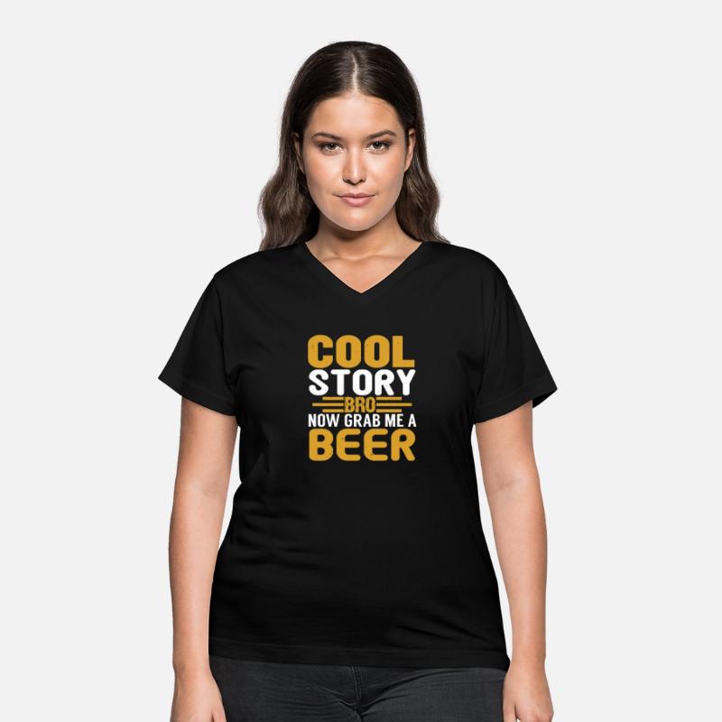 Cool Story Bro Now Grab Me A Beer! Funny Beer Tee