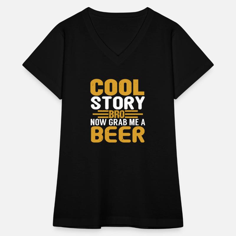Cool Story Bro Now Grab Me A Beer! Funny Beer Tee