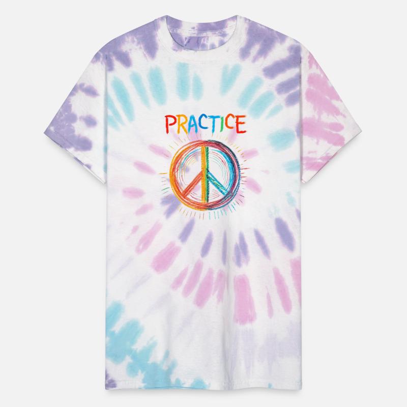 Crayon Drawing Featuring Vibrant Peace