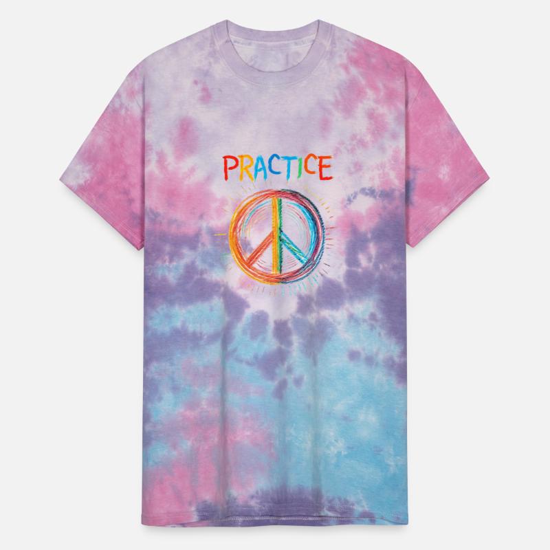 Crayon Drawing Featuring Vibrant Peace