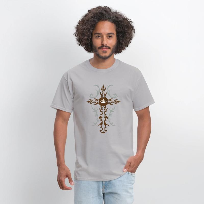 Cross Goth Vines Crown