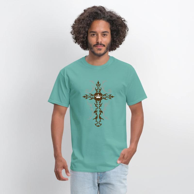 Cross Goth Vines Crown
