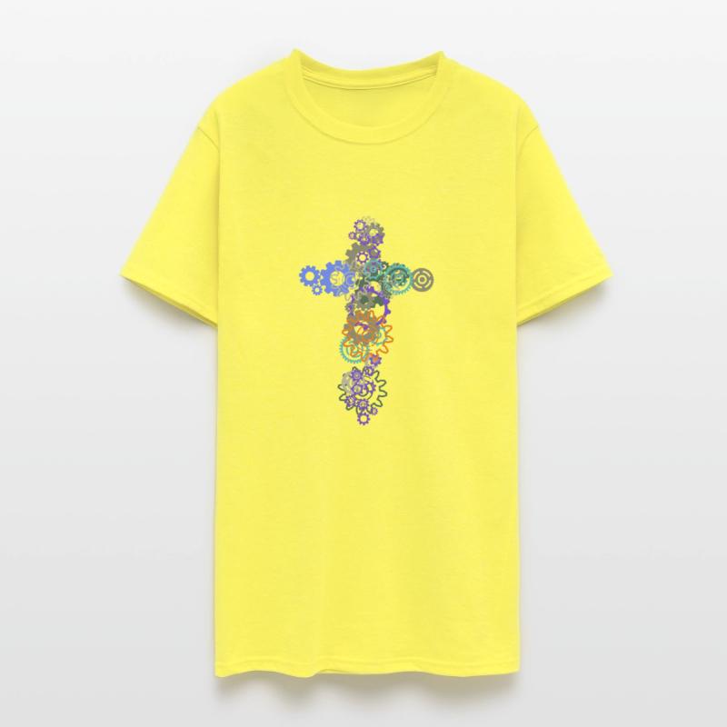 cross of cogs he has risen cross