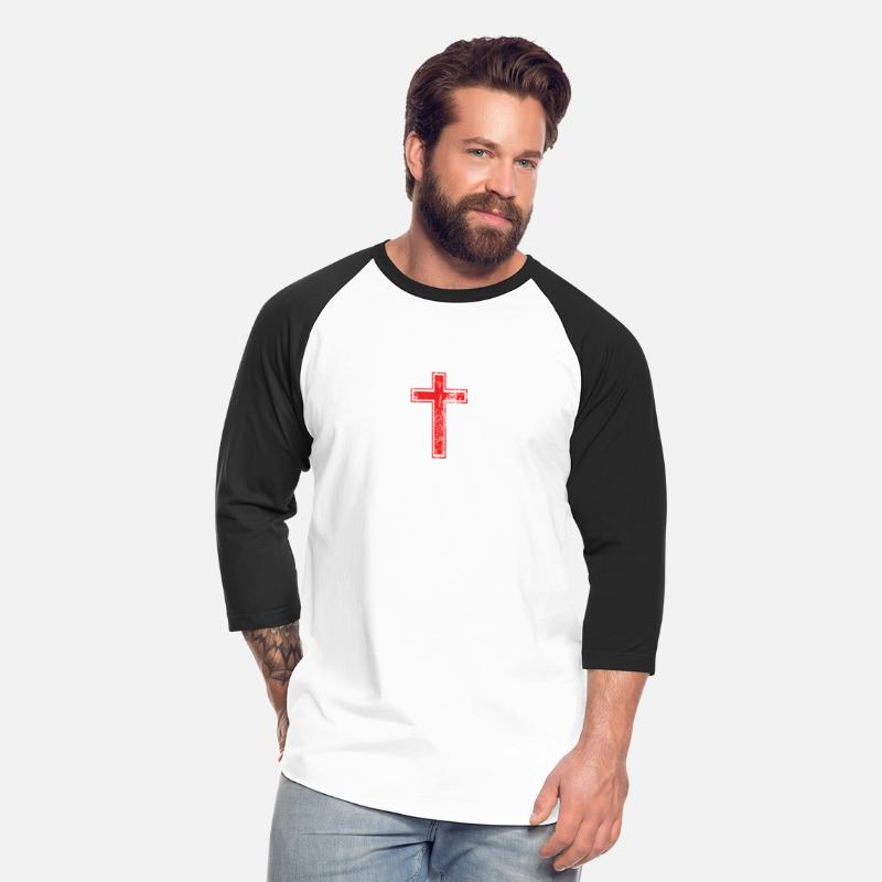Cross Red Cross Sweatshirt Christian Symbol Jesus